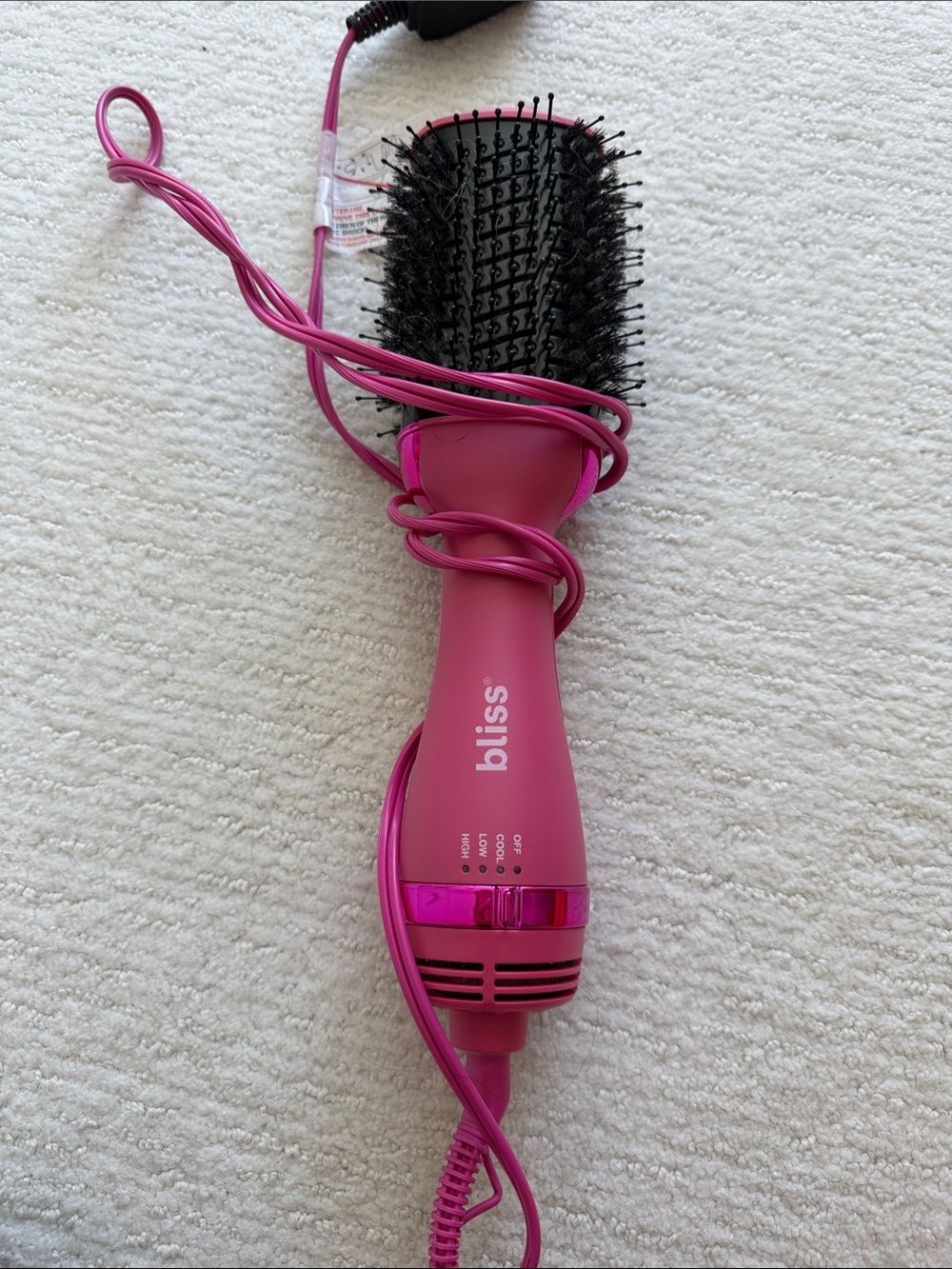 Bliss 4 in 1 Style Brush in Hot Pink